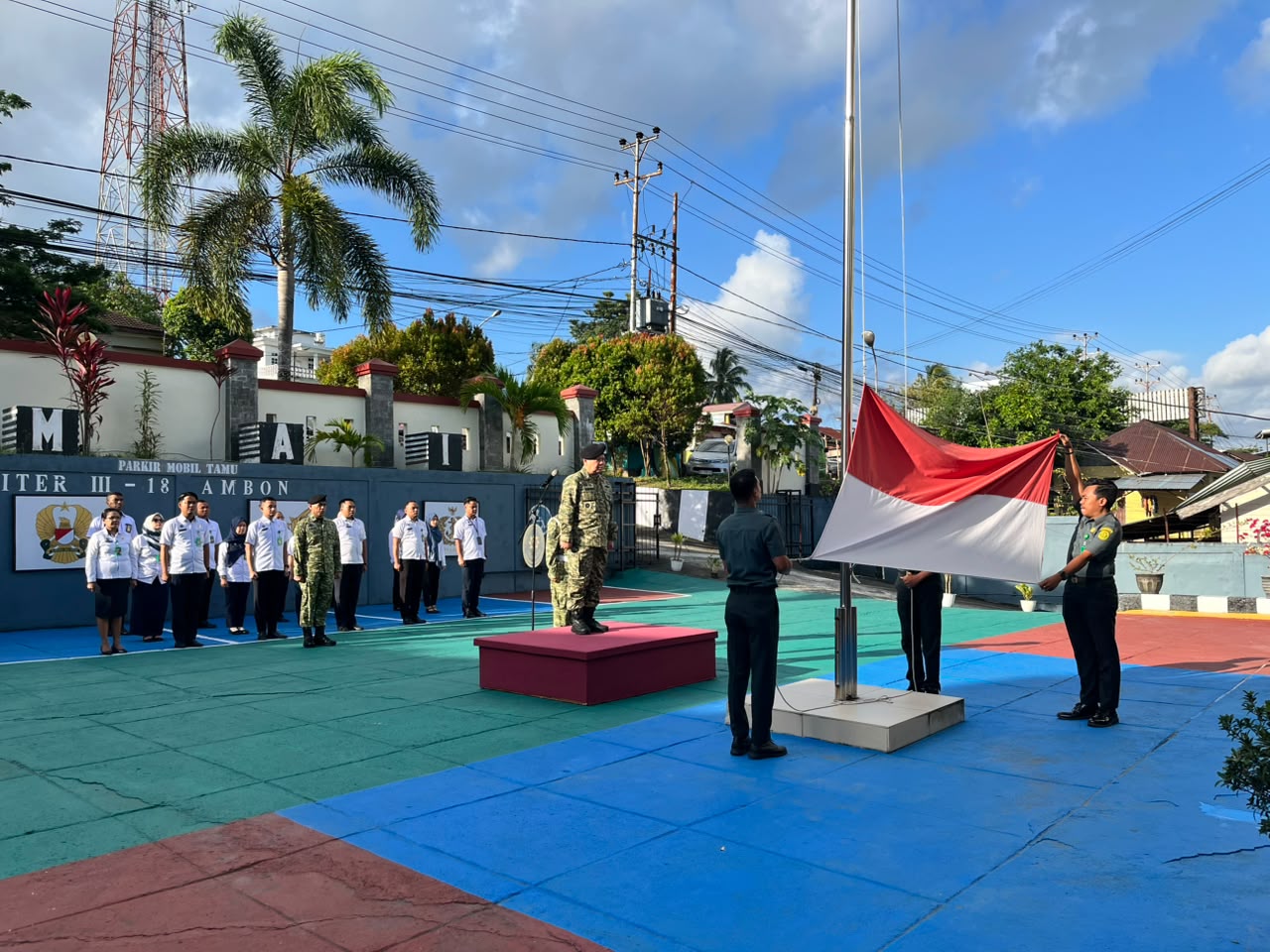 Upacara bendera juli 1