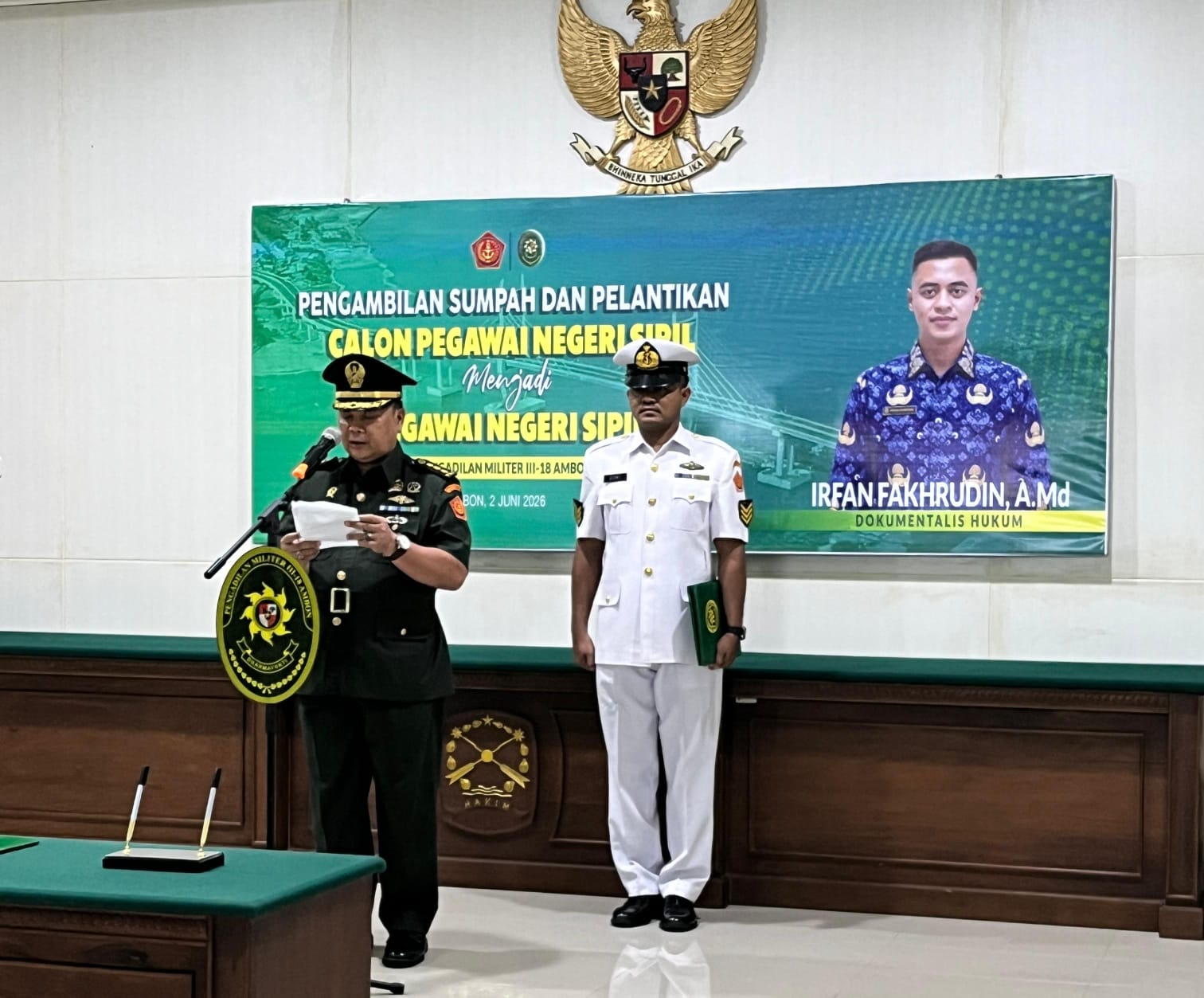 pelantikan irfan 1